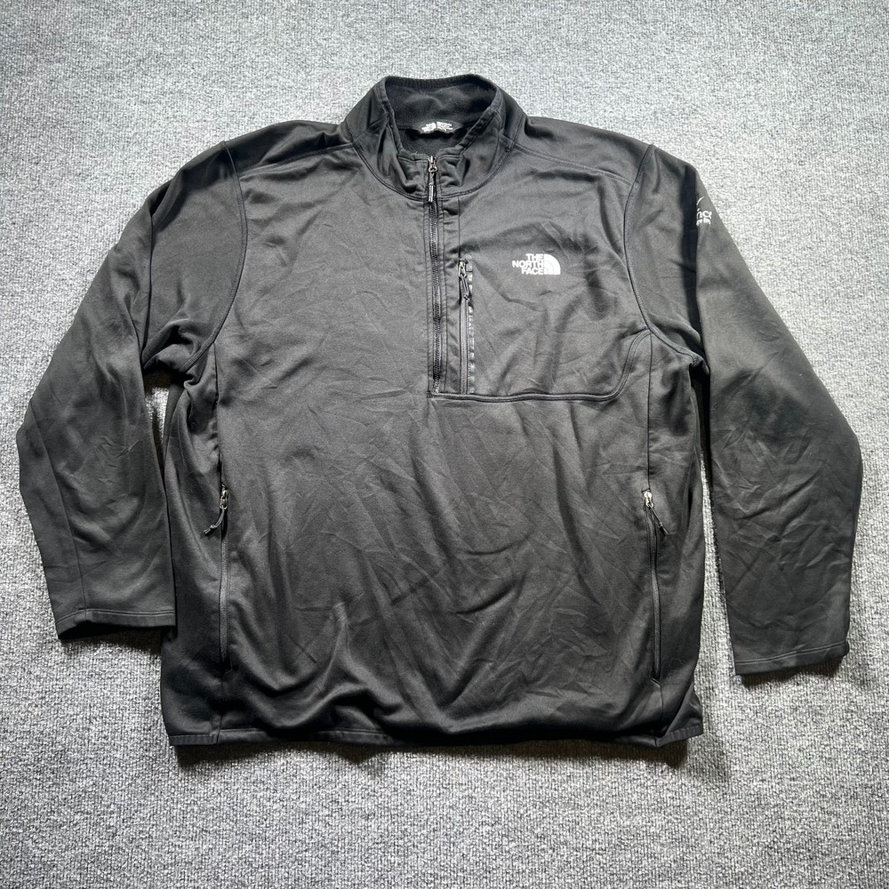 The North Face Skyline Jacket Mens 2XL Black Fleece Half Zip Credit Acceptance